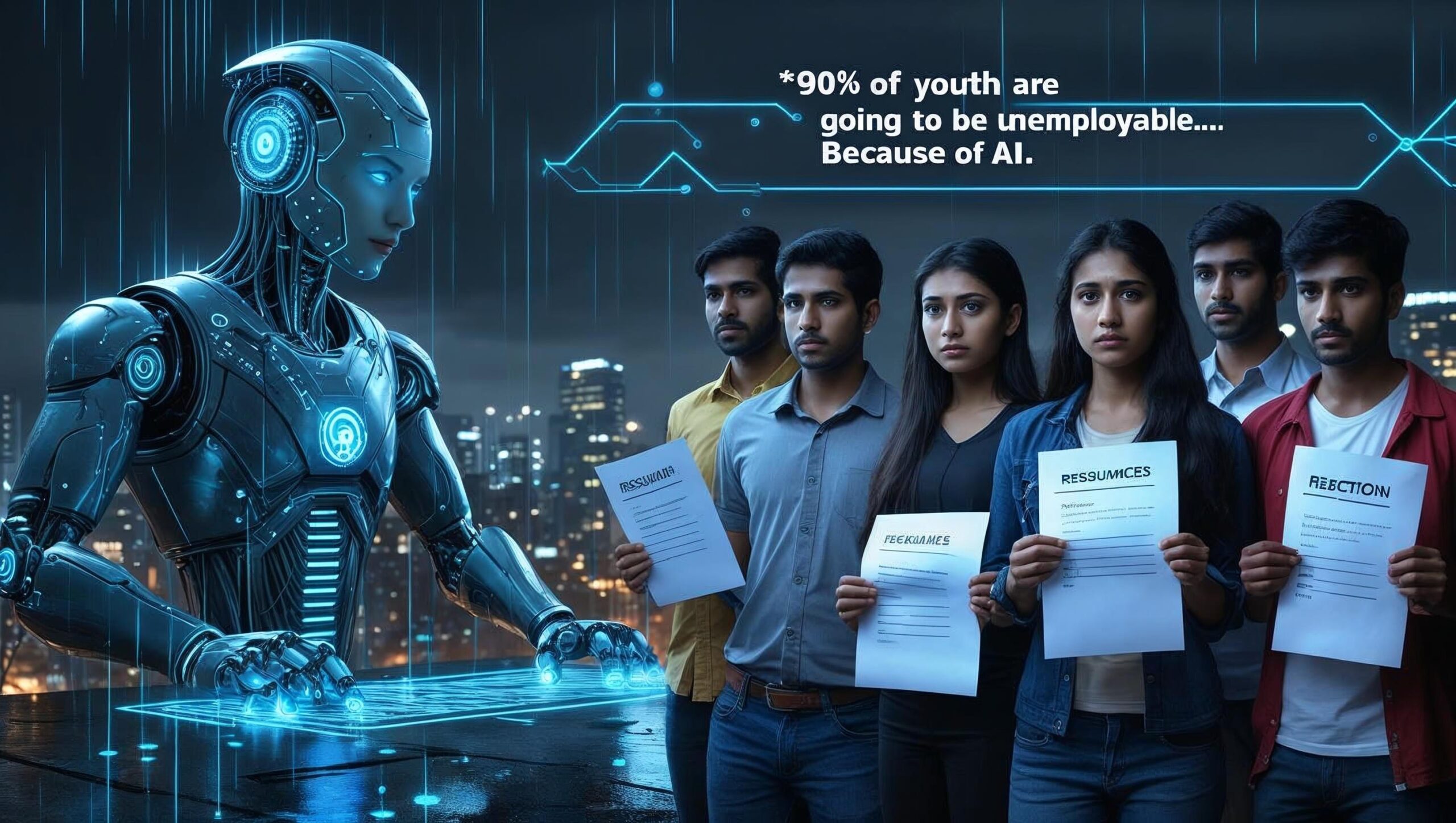 90% యువత unemployable అవ్వబోతున్నారంట… కారణం AI